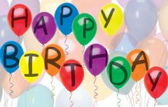 (pkg 25) Postcard - Happy Birthday