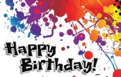 (pkg 25) Postcard - Happy Birthday!