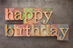 (pkg 25) Postcard - Happy Birthday