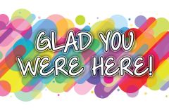 Glad You Were Here Postcard – Adults – Glad You Were Here! – Proverbs 3:13 (NIV) - Pkg of 25