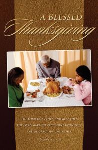 Thanksgiving Bulletin / A blessed Thanksgiving
