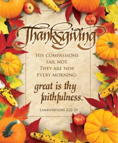 Thanksgiving Bulletin / Great is thy faithfulness, Legal