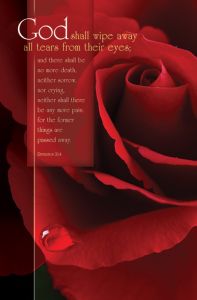 Funeral Standard Bulletin - God shall wipe away all tears...