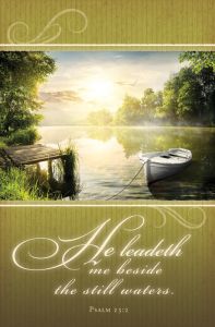 Funeral Standard Bulletin - He Leadeth Me