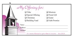 Value Offering Envelope - General Offering