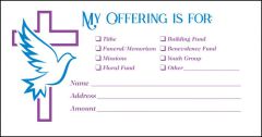 General - Dove and cross - Value Offering Envelope