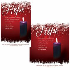 Advent Bulletin / Hope (Multiple Sizes)