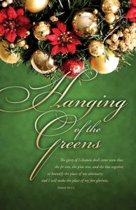 Christmas Standard Bulletin / Hanging of the Greens