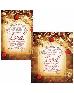 Christmas Bulletin - Our Christmas Offering  (multiple size options)