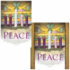 Advent Bulletin - Peace  (multiple size options)