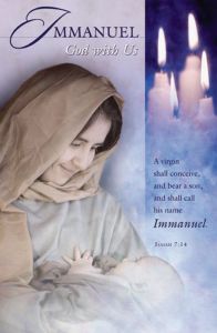Christmas Standard Bulletin / Immanuel God with Us