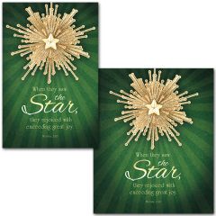 Christmas - When they saw the star - Bulletin - Multiple SIzes