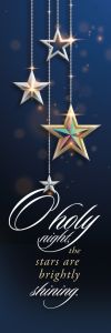 Christmas - Oh Holy Night, John 1:9 (NIVÂ®) - Pkg 25 - Bookmark