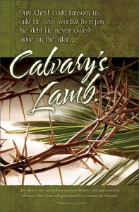 Lent Standard Bulletin - Only Christ could ransom us