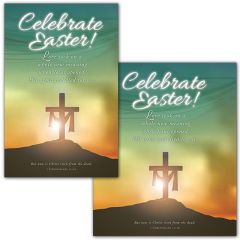 Easter Bulletin - Celebrate Easter! - Multiple Size options