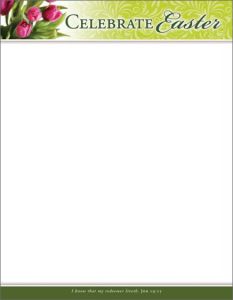 Easter Letterhead - CelebrateEaster