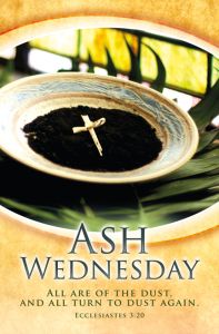 Lent Series - Ash Wednesday - All are of the dust - Standard Bulletin