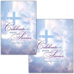 Easter - Celebrate the Risen Savior - Bulletin - Multiple Sizes