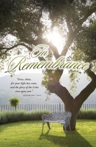 Funeral - In Remembrance, Isaiah 60:1 (NIV) - Pkg 100 - Standard Bulletin