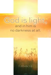 General-God Is Light, 1 John 1:5 (KJV)-Pkg 25-Bookmark