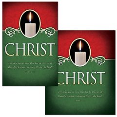 Advent - Christ; Luke 2:11 (KJV) - Pkg 100 - Bulletin - Multiple Sizes