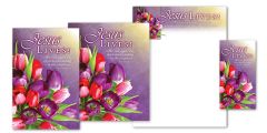 Easter - Jesus Lives; 1 Corinthians 15:4 (KJV) - Matching Set