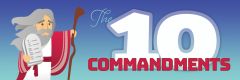 Bookmark - The 10 Commandments - Exodus 20:1-17 (NIV) - Pkg of 25