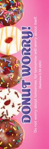 General—Donut Worry; Matthew 6:34 (NIV)—Pkg 25—Bookmark