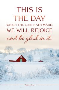 General-This Is the Day; Psalm 118:24 (KJV)-Pkg 100-Standard Bulletin