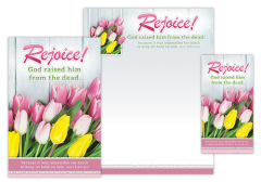 Easter – Rejoice! Acts 2:24 (KJV) – Matching Set
