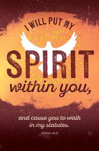 Special Occasion — Pentecost — Spirit Within You; Ezekiel 36:27 (KJV) — Pkg 100 – Standard Bulletin