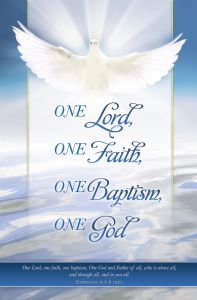 Baptism—One Lord, One Faith; Ephesians 4:5–6 (KJV)—Pkg 100—Standard Bulletin