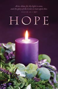 Advent – Hope – Isa 60:1 (KJV) – Pkg 100 – Standard Bulletin