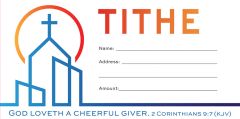 General – Tithe – 2 Cor 9:7 (KJV) – Value Offering Envelope