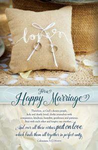 Wedding Standard Bulletin - Love for a Happy Marriage