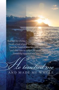 General Worship Standard Bulletin - Gaither, He Touched Me