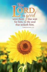 General - The LORD is good - Standard Bulletin